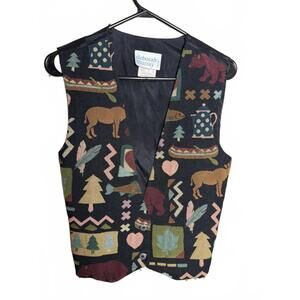 Vintage Patterned tapestry Vest